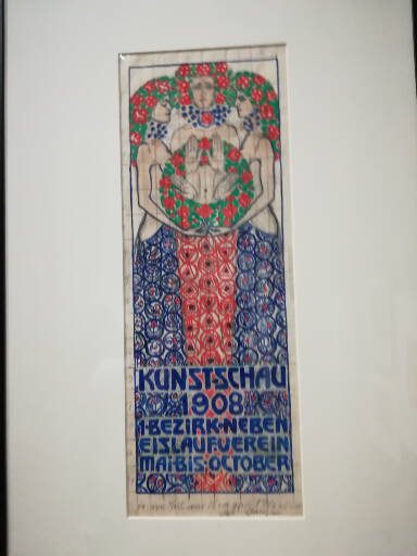 Plakat zur Kunstschau 1908